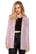 Jakke Moe til dame fra MS StyleHaven, laget av polyester, farge Grå, størrelse M, med long ermer, perfekt til dress