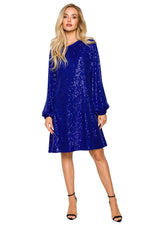 Aftenkjole Moe til dame fra MS StyleHaven, laget av polyester, farge Rosa, størrelse XL, med long ermer, perfekt til dress