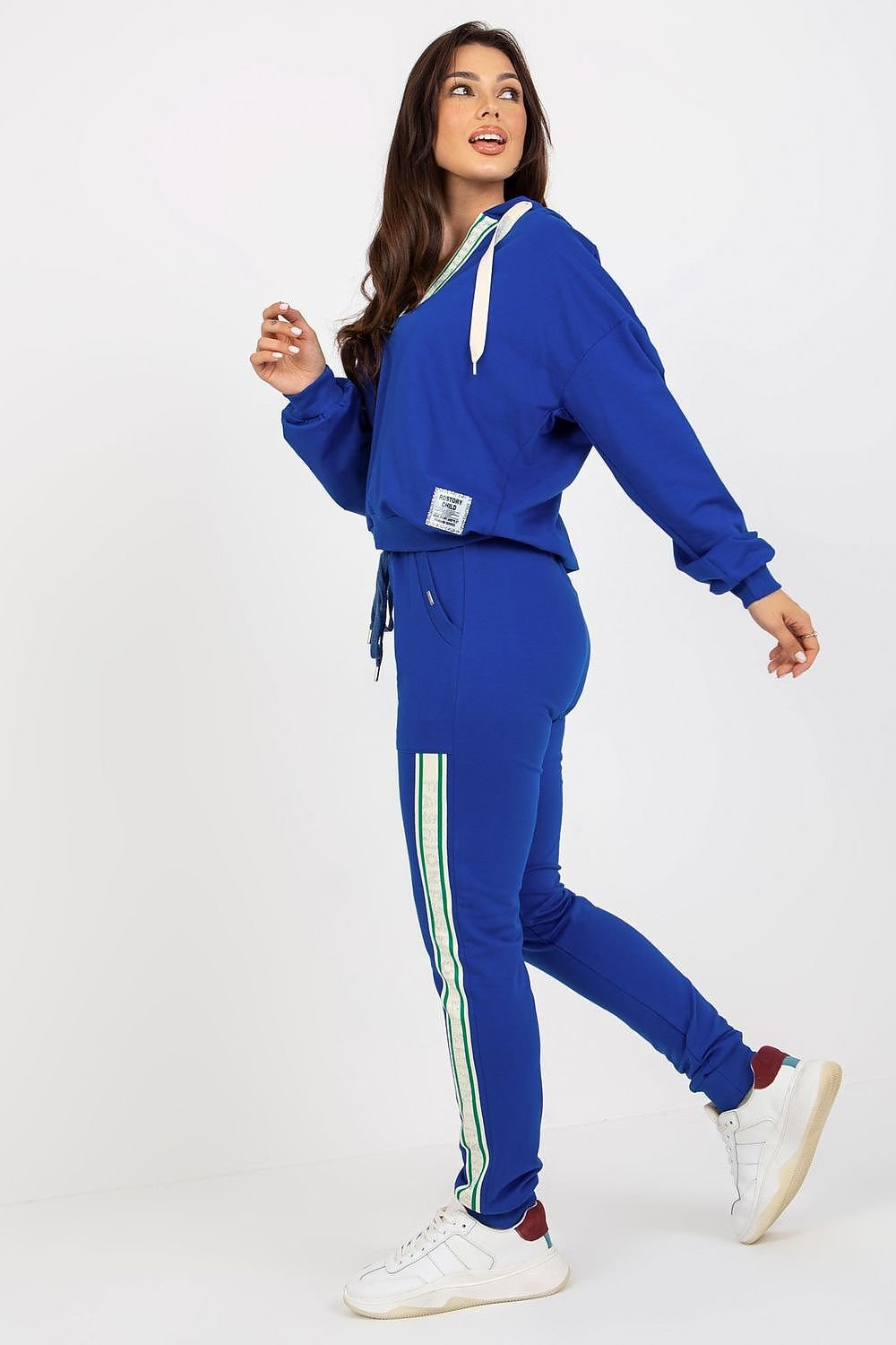 Sett - Relevance til dame fra MS StyleHaven, laget av Bomull, farge Grønn, størrelse S/M, med 45720 ermer, perfekt til casual; dress