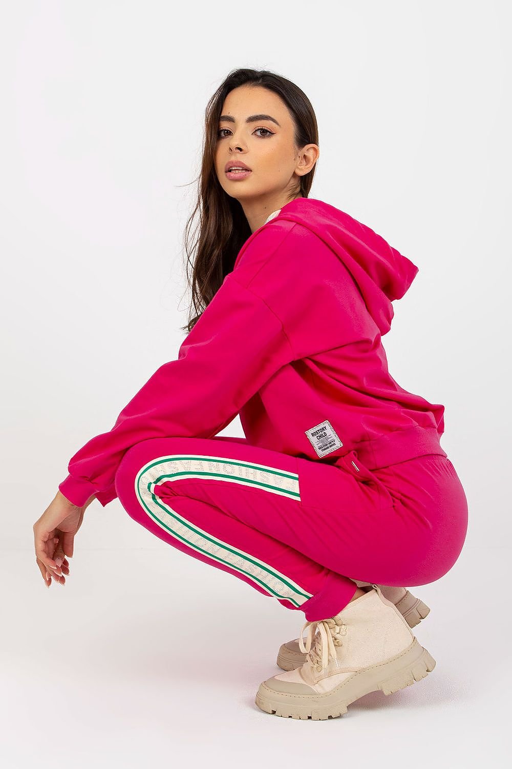Sett - Relevance til dame fra MS StyleHaven, laget av Bomull, farge Grønn, størrelse S/M, med 45720 ermer, perfekt til casual; dress