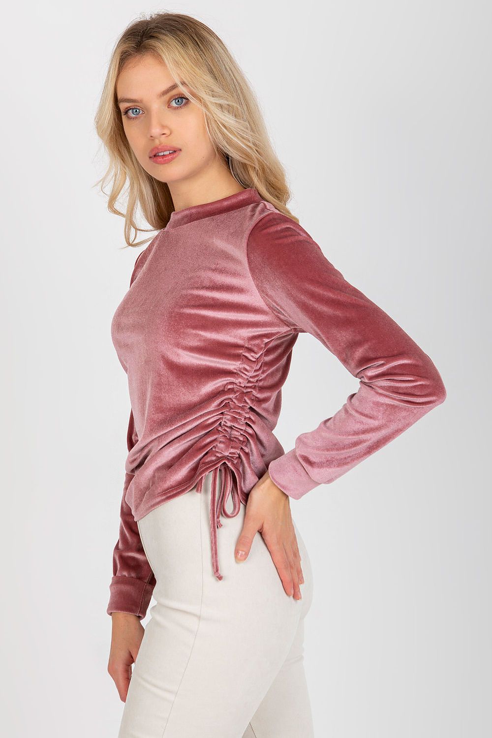 Kort Sommerbluse Lakerta til dame fra MS StyleHaven, laget av Bomull; Viskose; polyester; Elastan, farge Svart, størrelse L/XL, med long ermer, perfekt til casual; dress