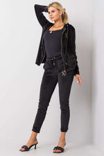 Sett - Relevance til dame fra MS StyleHaven, laget av Viskose; Elastan-1, farge Rød, størrelse S/M, med 45720 ermer, perfekt til casual; dress