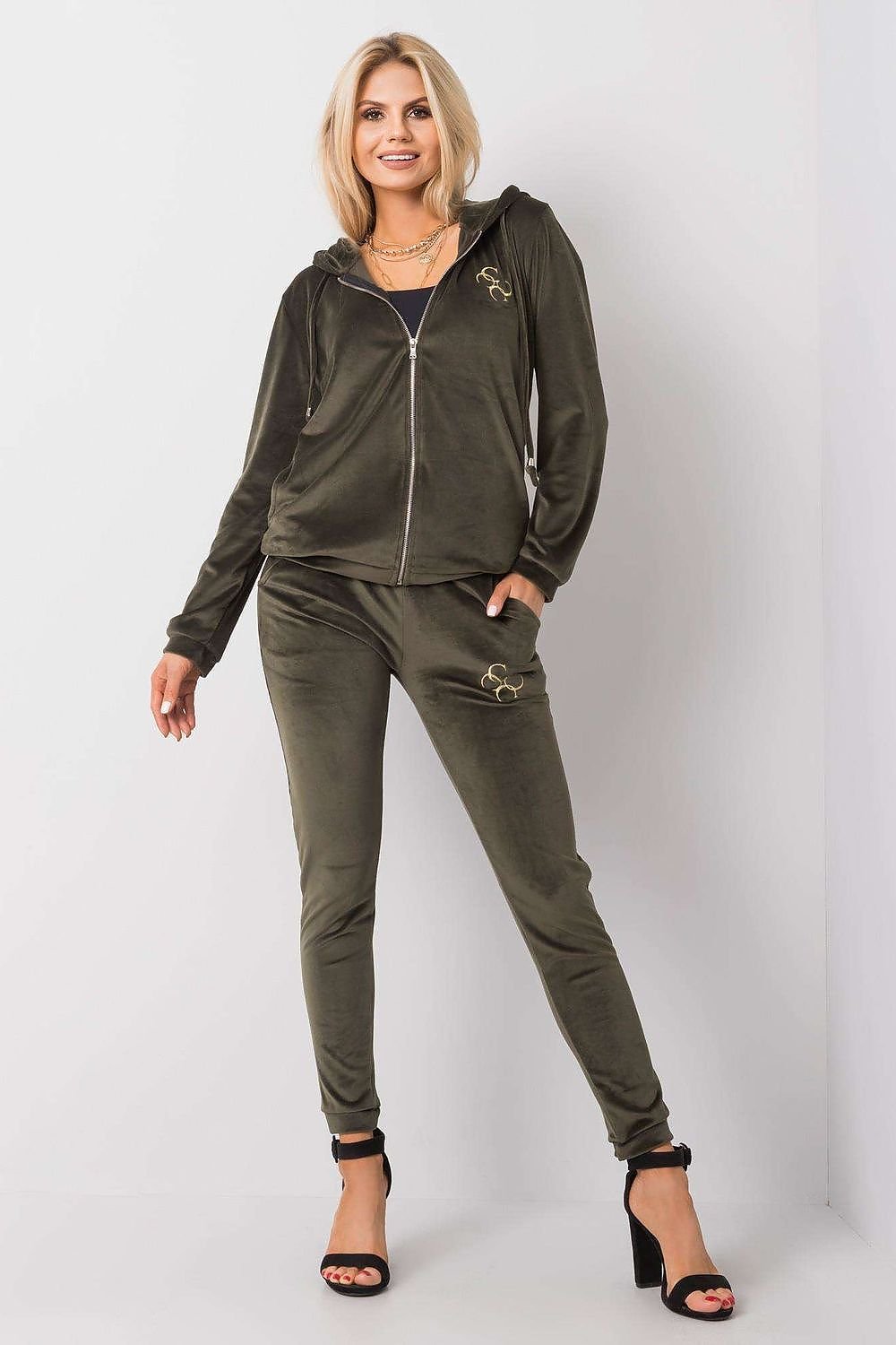 Sett - Relevance til dame fra MS StyleHaven, laget av Viskose; Elastan-1, farge Gul, størrelse S/M, med 45720 ermer, perfekt til casual; dress