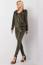 Sett - Relevance til dame fra MS StyleHaven, laget av Viskose; Elastan-1, farge Blå, størrelse S/M, med 45720 ermer, perfekt til casual; dress