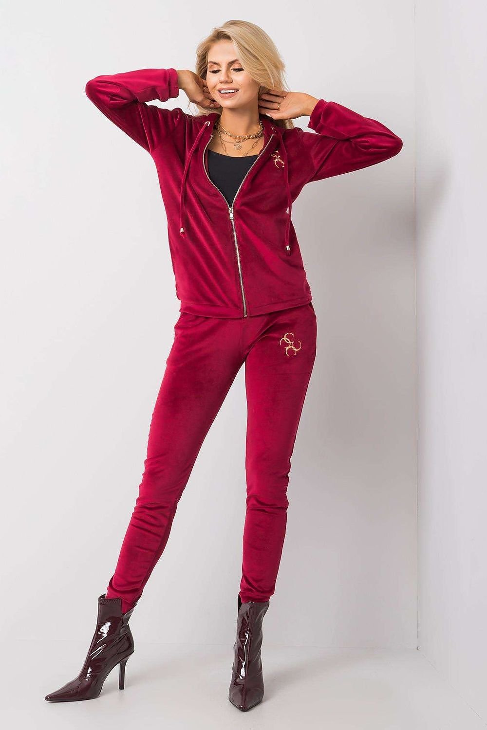 Sett - Relevance til dame fra MS StyleHaven, laget av Viskose; Elastan-1, farge Blå 2, størrelse S/M, med 45720 ermer, perfekt til casual; dress