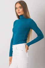 Turtleneck Rue Paris til dame fra MS StyleHaven, laget av Bomull, farge Brun, størrelse L/XL, med sleeveless; 3-4 ermer, perfekt til casual; dress