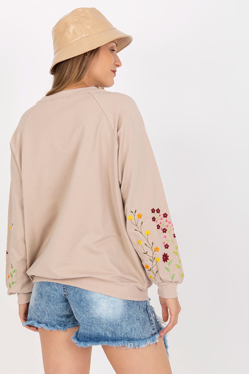 Genser Rue Paris til dame fra MS StyleHaven, laget av Bomull, farge Hvit, størrelse S/M, med sleeveless; 3-4 ermer, perfekt til casual; dress