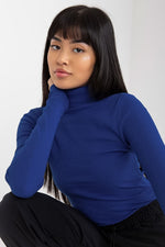 Turtleneck Rue Paris til dame fra MS StyleHaven, laget av Bomull, farge Brun, størrelse L/XL, med sleeveless; 3-4 ermer, perfekt til casual; dress