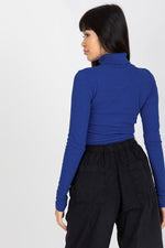Turtleneck Rue Paris til dame fra MS StyleHaven, laget av Bomull, farge Brun, størrelse L/XL, med sleeveless; 3-4 ermer, perfekt til casual; dress