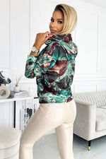 Kenguru hettegenser til dame fra MS StyleHaven, laget av polyester; Viskose, farge Brun, størrelse S, med long; short ermer, perfekt til casual; dress