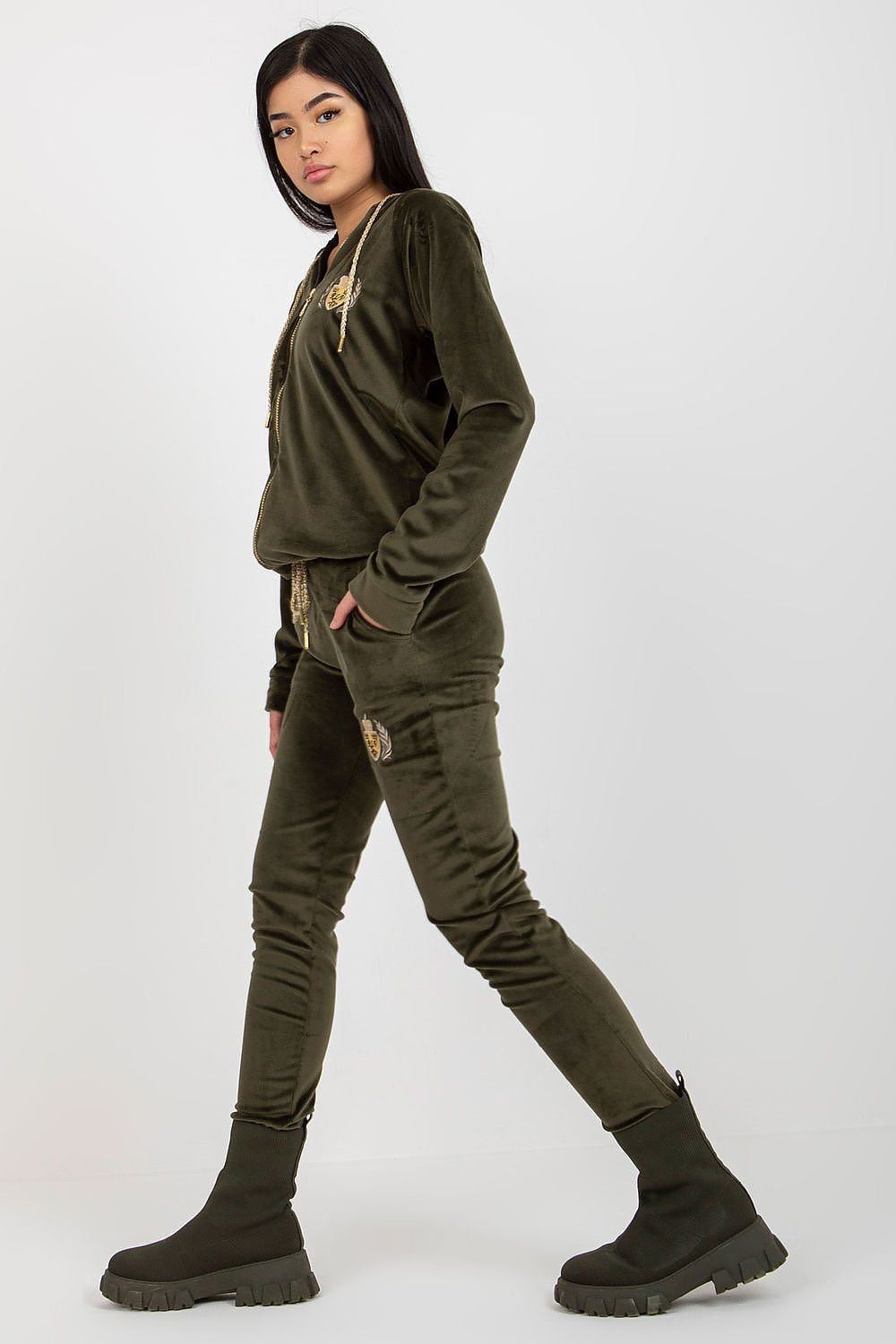 Sett - Relevance til dame fra MS StyleHaven, laget av Viskose; Elastan-1, farge Rosa, størrelse S/M, med 45720 ermer, perfekt til casual; dress