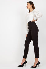 Leggings Og Bella til dame fra MS StyleHaven, laget av polyester, farge Svart, størrelse M, med 45720 ermer, perfekt til casual