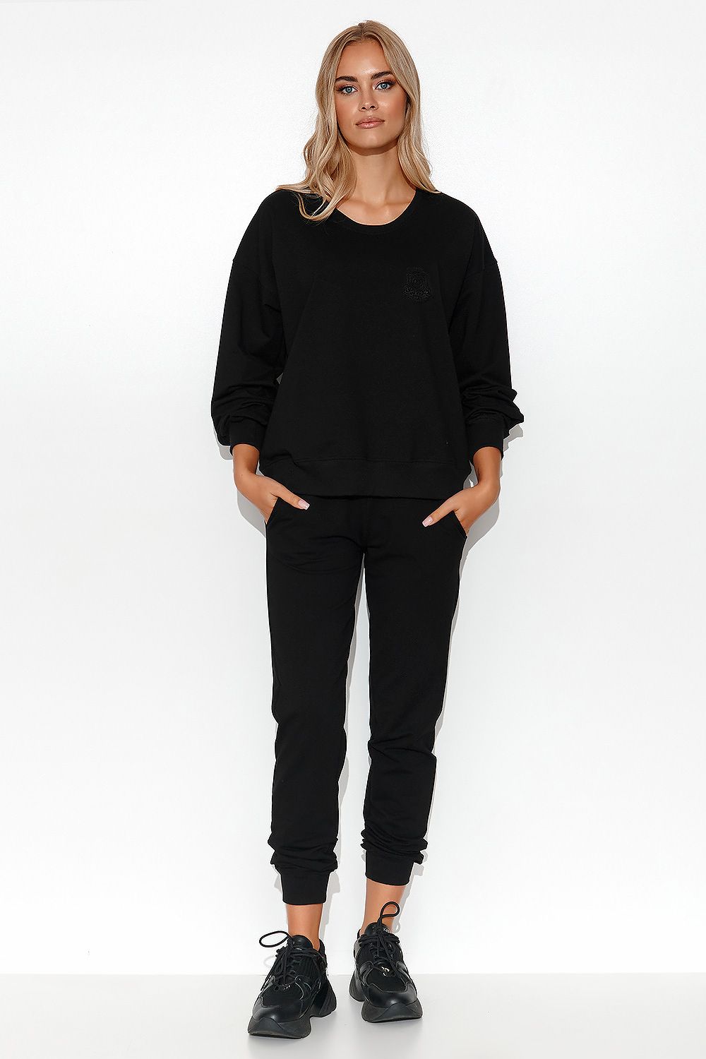 Sett Makadamia til dame fra MS StyleHaven, laget av Bomull, farge Oransje, størrelse 40/42, med long ermer, perfekt til casual; dress
