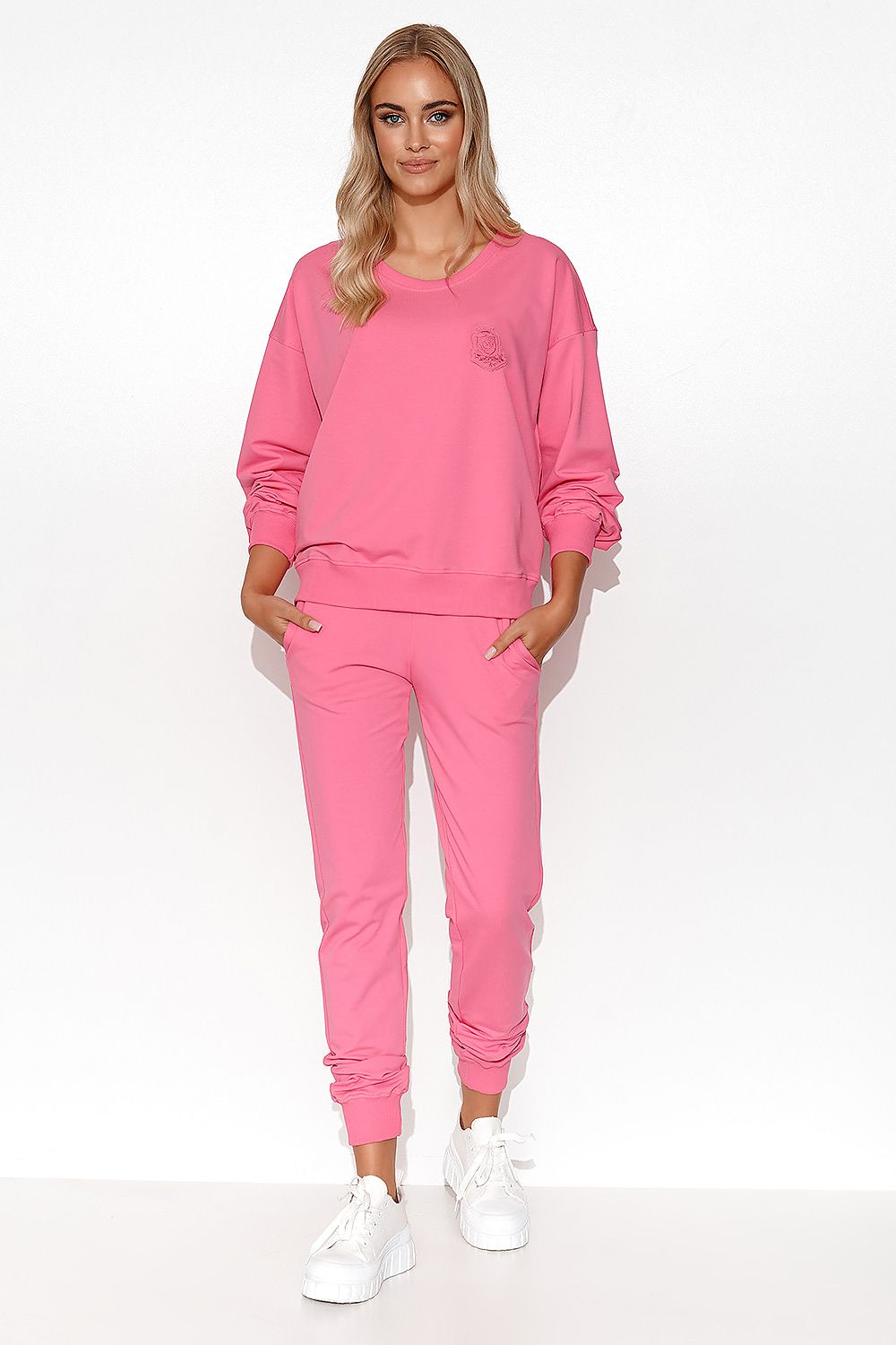 Sett Makadamia til dame fra MS StyleHaven, laget av Bomull, farge Svart, størrelse 36/38, med long ermer, perfekt til casual; dress