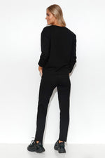 Sett Makadamia til dame fra MS StyleHaven, laget av Bomull, farge Oransje, størrelse 40/42, med long ermer, perfekt til casual; dress