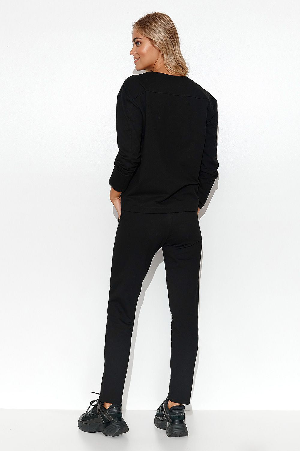 Sett Makadamia til dame fra MS StyleHaven, laget av Bomull, farge Oransje, størrelse 40/42, med long ermer, perfekt til casual; dress