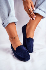 Mocassin Step in Style til dame fra MS StyleHaven, laget av polyester, farge Grønn, størrelse 39, med long ermer, perfekt til casual
