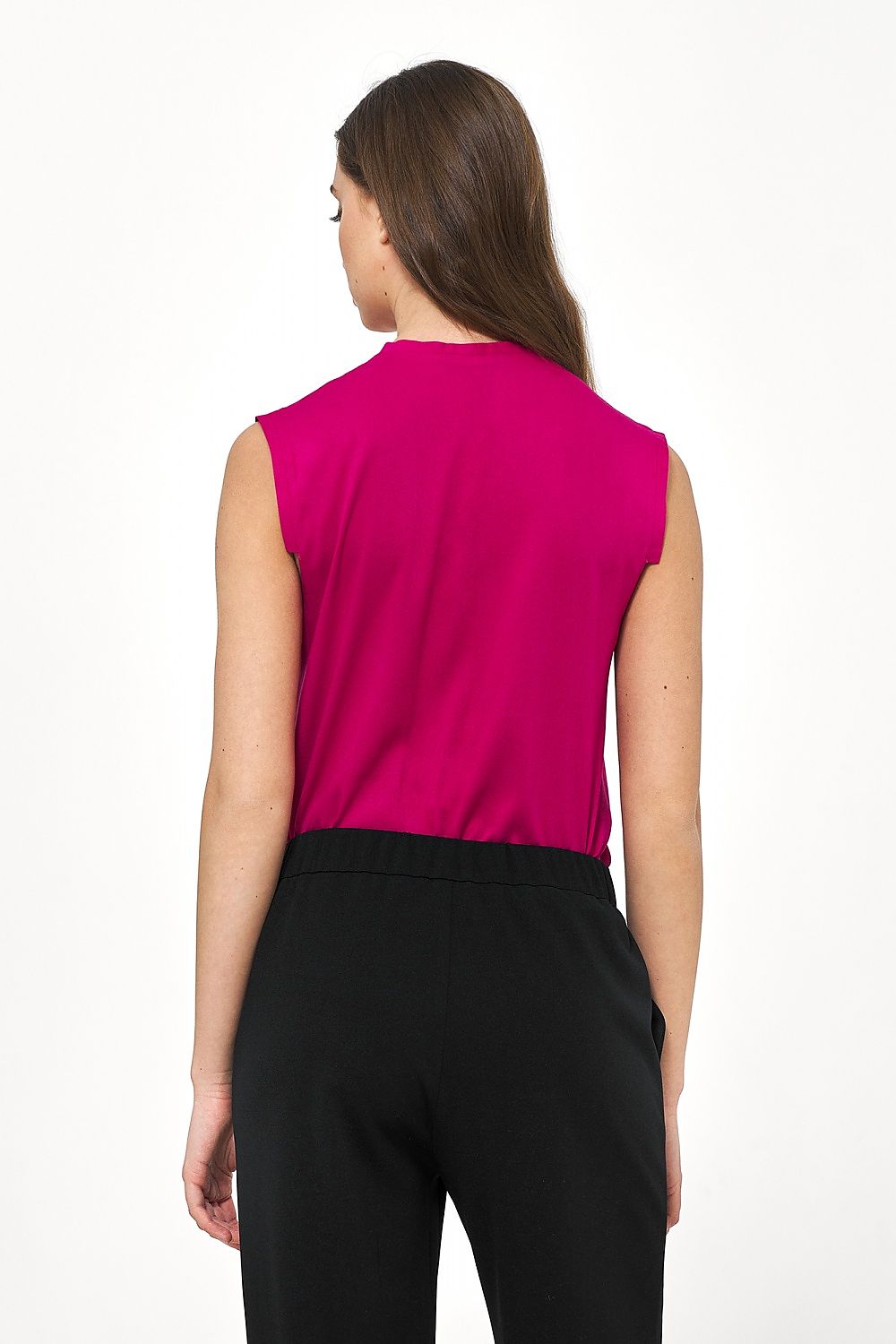 Bluse Nife til dame fra MS StyleHaven, laget av Viskose, farge Rosa, størrelse 40, med 45720 ermer, perfekt til casual; dress
