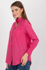 Klassisk Skjorte med Lange Ermer - FP til dame fra MS StyleHaven, størrelse M, med long, kjolelengde knee, kjolestil sweater