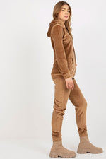 Sett - Relevance til dame fra MS StyleHaven, laget av Viskose, farge beige 2, størrelse S, med 45720 ermer, perfekt til casual; dress