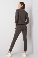 Sett - Relevance til dame fra MS StyleHaven, laget av Bomull, farge Svart, størrelse S/M, med short ermer, perfekt til casual; dress