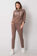 Sett - Relevance til dame fra MS StyleHaven, laget av Bomull, farge Svart, størrelse S/M, med short ermer, perfekt til casual; dress