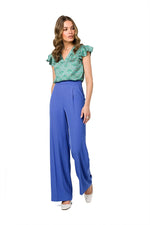 Bluse Stylove til dame fra MS StyleHaven, laget av polyester, farge Brun, størrelse XXL, med short; sleeveless ermer, perfekt til dress
