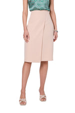 Skjørt Stylove til dame fra MS StyleHaven, laget av polyester; Elastan, farge Rød, størrelse L, med sleeveless ermer, perfekt til dress