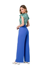Damebukser Stylove til dame fra MS StyleHaven, laget av polyester, farge Fiolett, størrelse XL, med long ermer, perfekt til dress