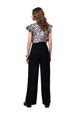 Damebukser Stylove til dame fra MS StyleHaven, laget av polyester, farge Blå, størrelse s, med long ermer, perfekt til dress