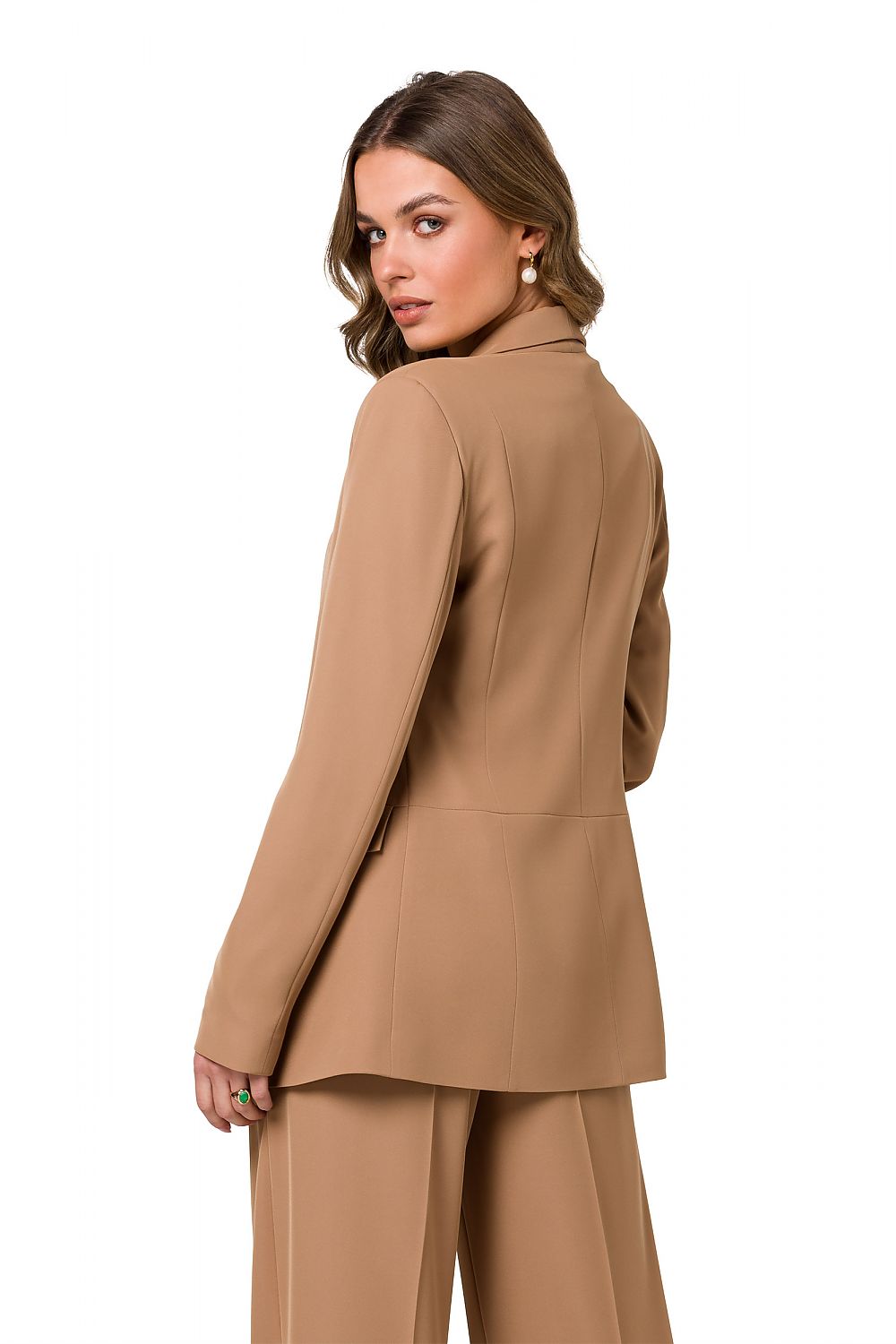 Jakke Stylove til dame fra MS StyleHaven, laget av polyester; Elastan, farge Svart, størrelse M, med long ermer, perfekt til dress