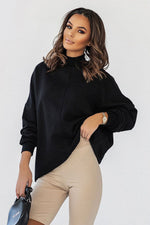 Sweatshirt IVON til dame fra MS StyleHaven, laget av Bomull; Elastan, farge beige 2, størrelse M/L, med sleeveless ermer, perfekt til casual; dress