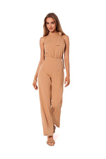Jumpsuit - Moe til dame fra MS StyleHaven, laget av polyester, farge Grønn, størrelse L, med long ermer, perfekt til dress