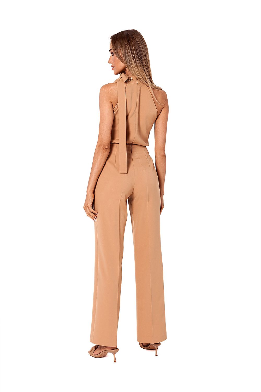 Jumpsuit - Moe til dame fra MS StyleHaven, laget av polyester, farge Grønn, størrelse XL, med long ermer, perfekt til dress