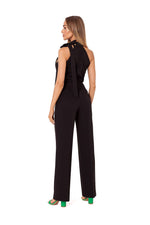 Jumpsuit - Moe til dame fra MS StyleHaven, laget av polyester, farge beige, størrelse L, med long ermer, perfekt til dress