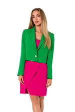 Supermoderne Jakke - Moe til dame fra MS StyleHaven, laget av polyester, farge Grønn, størrelse s, med long ermer, perfekt til dress