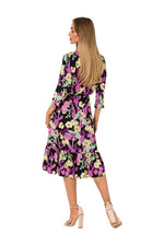 Sommerkjole - Moe til dame fra MS StyleHaven, laget av polyester, farge Flerfarget 2, størrelse s, med 45720 ermer, perfekt til dress