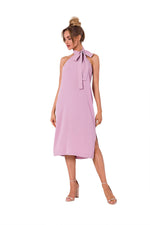 Dagkjole Moe til dame fra MS StyleHaven, laget av polyester, farge Svart, størrelse s, med sleeveless ermer, perfekt til dress