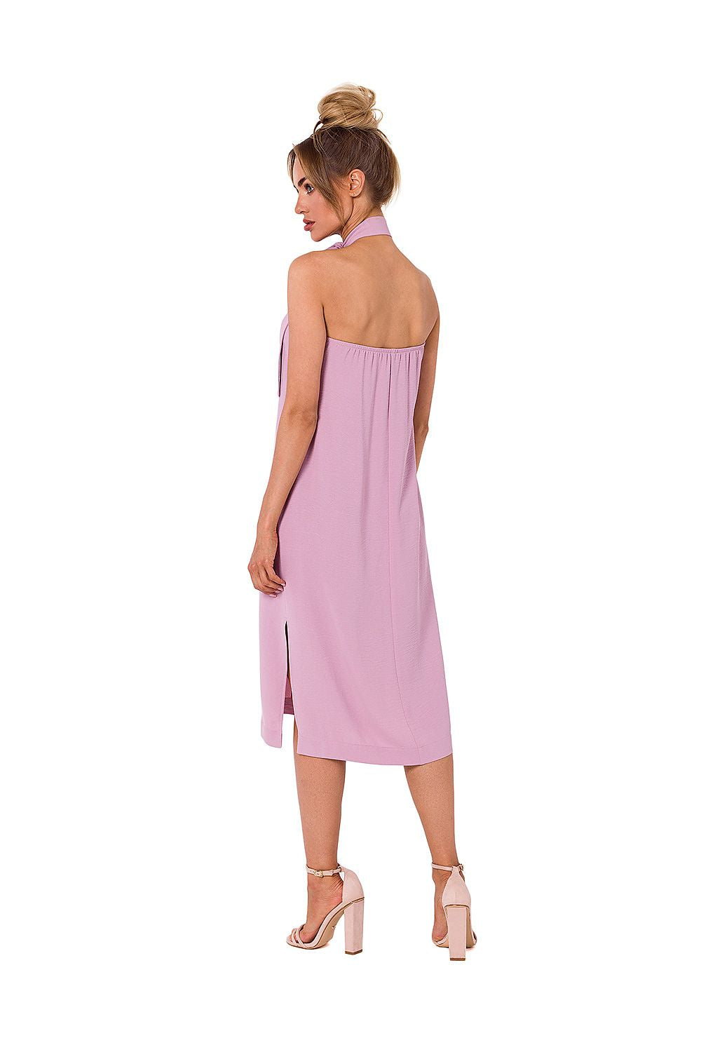 Dagkjole Moe til dame fra MS StyleHaven, laget av polyester, farge Svart, størrelse M, med sleeveless ermer, perfekt til dress