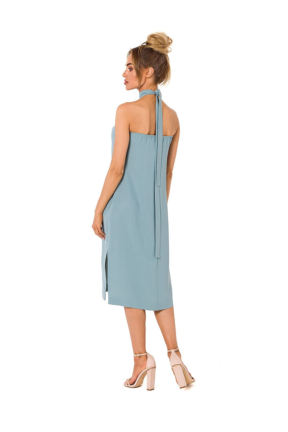 Dagkjole Moe til dame fra MS StyleHaven, laget av polyester, farge Svart, størrelse XXL, med sleeveless ermer, perfekt til dress