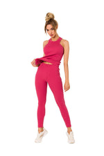 Leggings - Moe til dame fra MS StyleHaven, laget av Bomull, farge Grønn, størrelse XXL, med short ermer, perfekt til dress