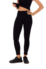 Leggings - Moe til dame fra MS StyleHaven, laget av Bomull, farge Rosa, størrelse M, med short ermer, perfekt til dress