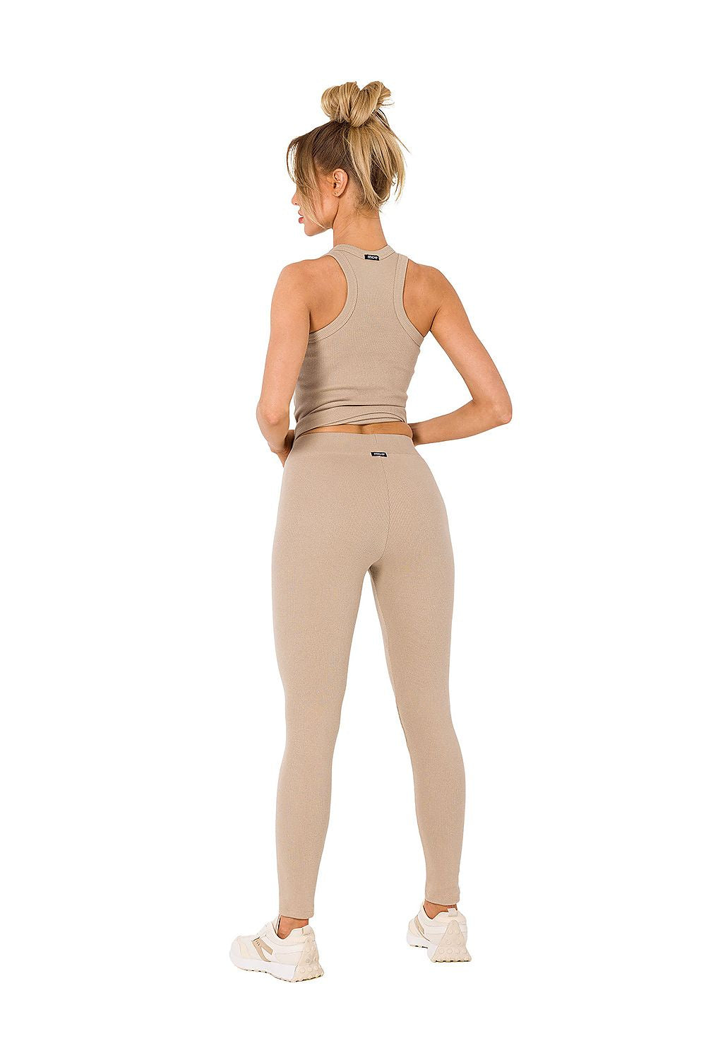 Leggings - Moe til dame fra MS StyleHaven, laget av Bomull, farge Svart, størrelse M, med short ermer, perfekt til dress