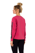 Genser Moe til dame fra MS StyleHaven, laget av Bomull, farge Rosa, størrelse s, med short ermer, perfekt til dress