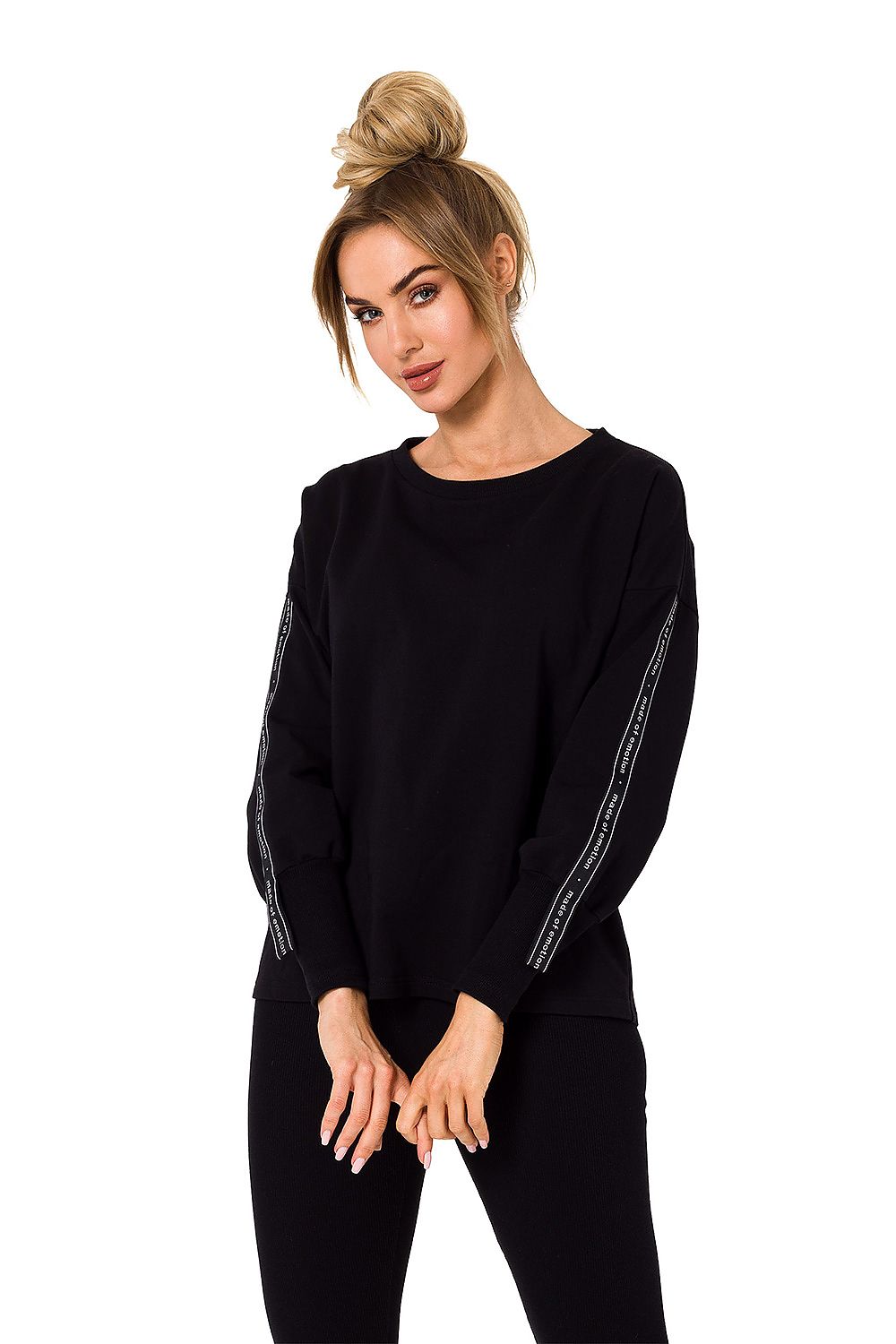 Genser Moe til dame fra MS StyleHaven, laget av Bomull, farge Rosa, størrelse M, med short ermer, perfekt til dress