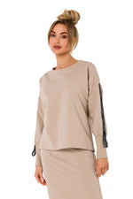 Genser Moe til dame fra MS StyleHaven, laget av Bomull, farge Rosa, størrelse XXL, med short ermer, perfekt til dress