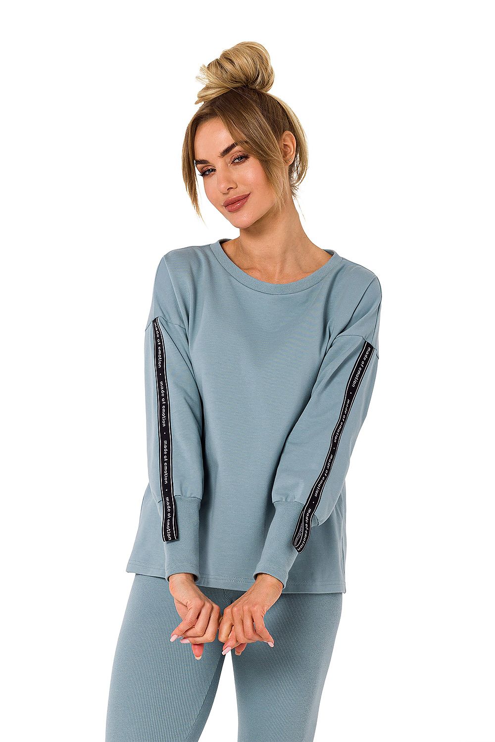 Genser Moe til dame fra MS StyleHaven, laget av Bomull, farge Svart, størrelse L, med short ermer, perfekt til dress