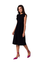 Ermeløs Dagskjole BeWear til dame fra MS StyleHaven, laget av Bomull; Elastan-1, farge Grønn, størrelse XXL, med sleeveless ermer, perfekt til dress