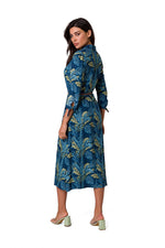 Dagskjole BeWear til dame fra MS StyleHaven, laget av polyester, farge Flerfarget, størrelse M, med long ermer, perfekt til dress