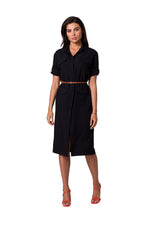 Dagskjole BeWear til dame fra MS StyleHaven, laget av polyester, farge Rosa, størrelse XXL, med 45720 ermer, perfekt til dress